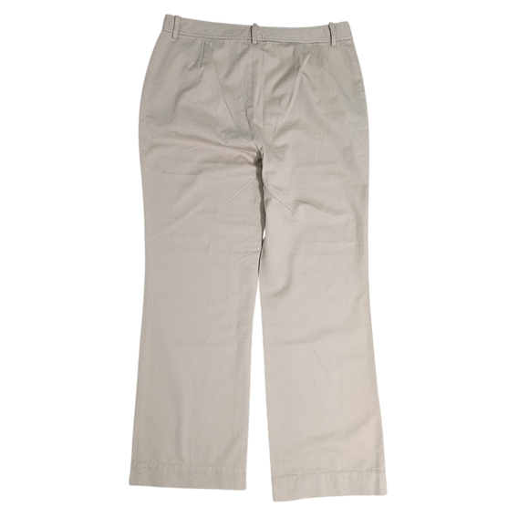 Lauren Ralph Lauren Moreton Hall-F Sand Tan Straight Leg Cotton Pants sz 12 NWT - Picture 2 of 7